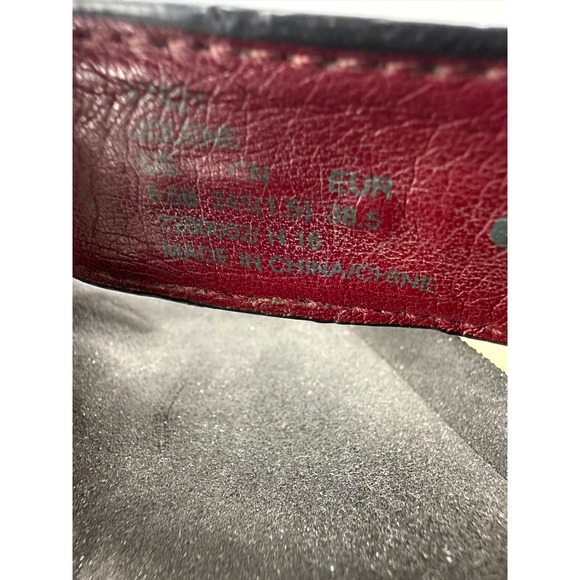 Coach Black Leather Wedge Thong Sandals Platform Flip Flops Women's 8 - Picture 8 of 8